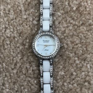 Armitron White Ceramic Watch